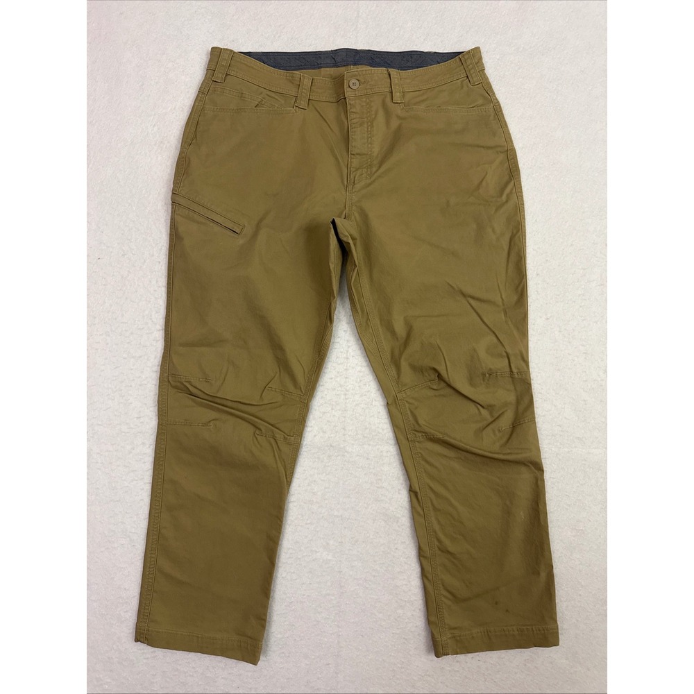 Duluth Trading Powercord Pants Mens 40x32 Elm Brown Standard Fit Cordura Work